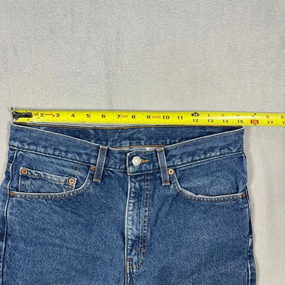 90's Levi's 517 Boot Cut Jeans Mens 32x32 Blue Medium Wash Denim 0216 Vintage